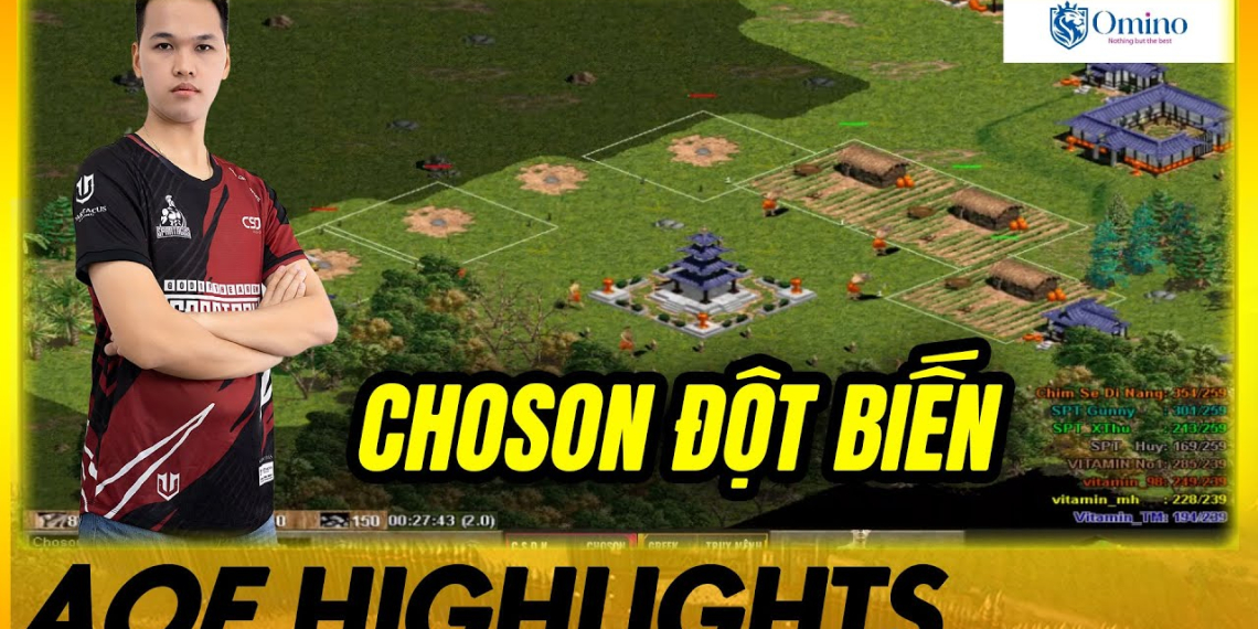 Chim Sẻ Đi Nắng Cầm Choson BẬt 4 SiÊu ĐỘt BiẾn CÂn Map | Aoe Highlights