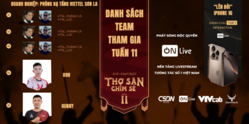 Công bố đội hình Thợ Săn Chim Sẻ mùa 2 tuần 11