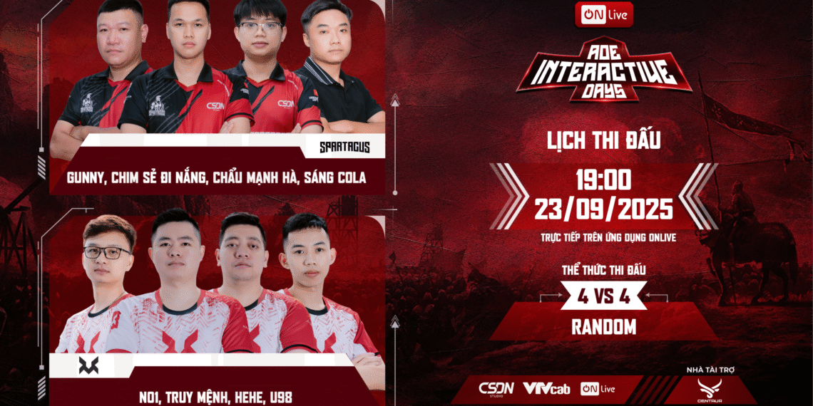 AOE INTERACTIVE DAYS – SPARTACUS QUYẾT THẮNG ĐỂ TÌM RA ĐỘI HÌNH MẠNH NHẤT