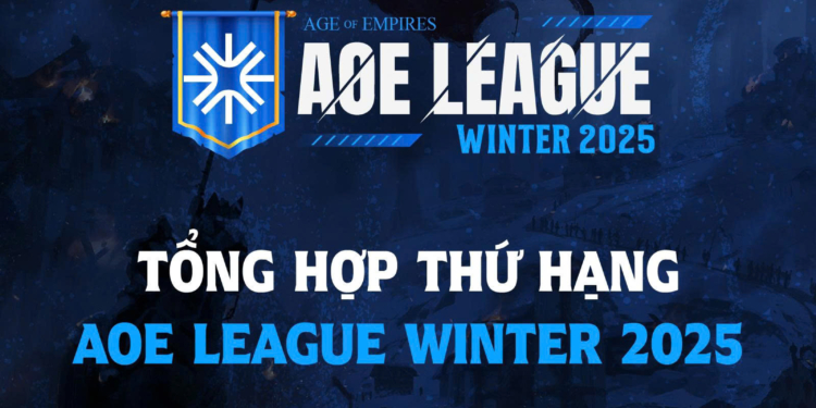 TỔNG KẾT AOE LEAGUE WINTER 2025 – KHÉP LẠI MỘT HÀNH TRÌNH RỰC LỬA