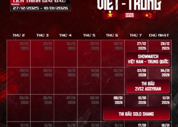 LỊCH TRÌNH GIẢI AOE VIỆT – TRUNG 2025