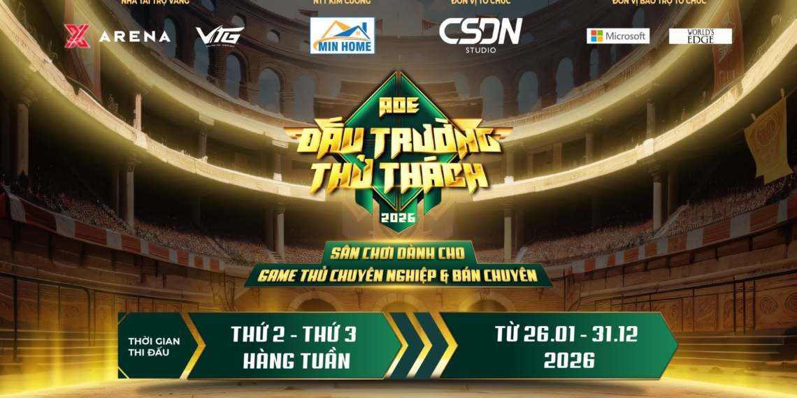 AOE ĐẤU TRƯỜNG THỬ THÁCH 2026